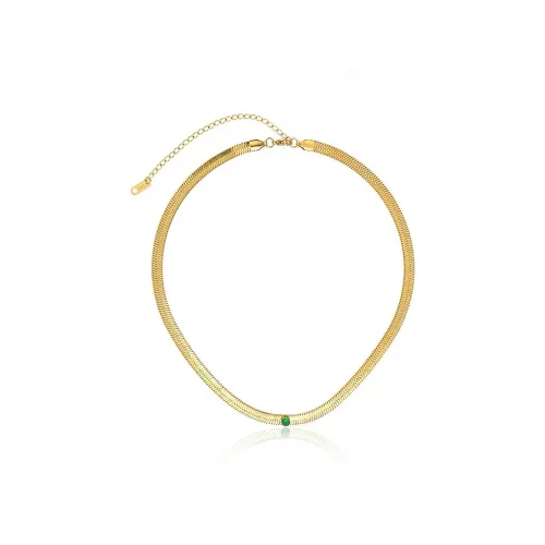 Exhibition Титановая сталь Циркон Ожерелья Женские