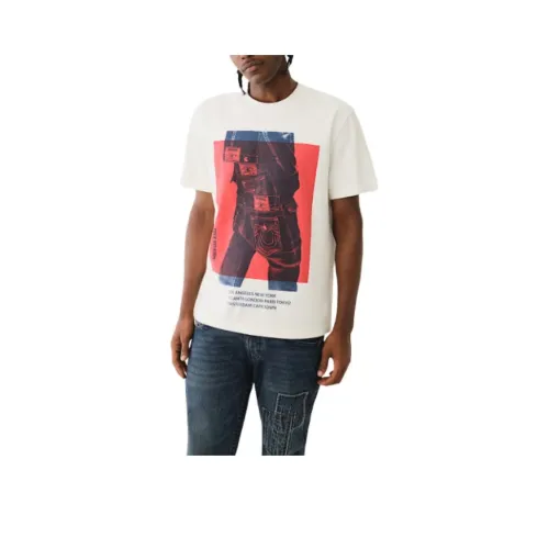 True Religion Белая Мужская T-Рубашка