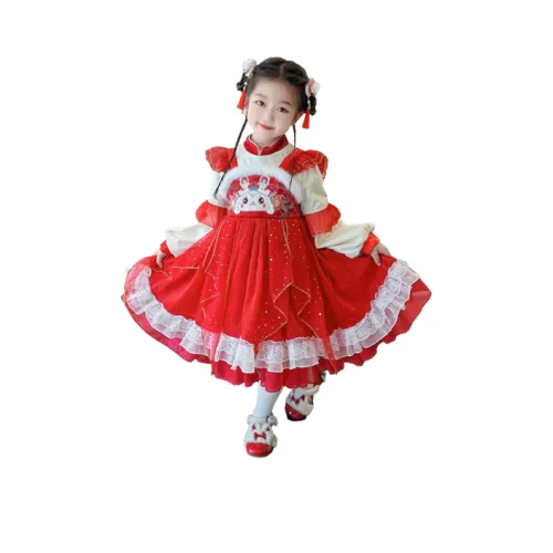 Hello Kitty Платье Красное для детей 3-7 лет