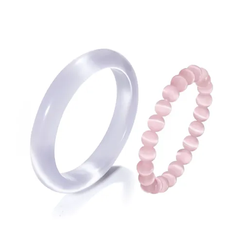 LIUJIN Стекло Кошачий глаз Браслеты Унисекс