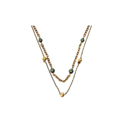 Alexander McQueen Brass Necklaces Женские