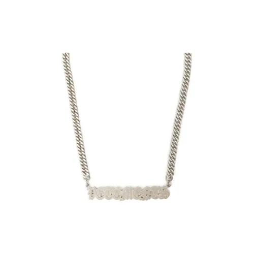 Vetements Brass Necklaces Мужской Серебряный