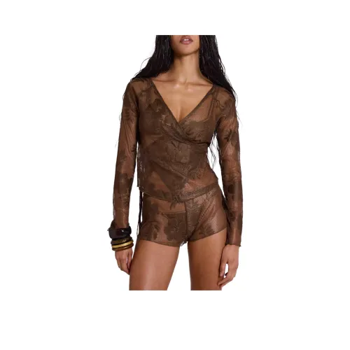 Jaded London Коричневые Женские Футболки