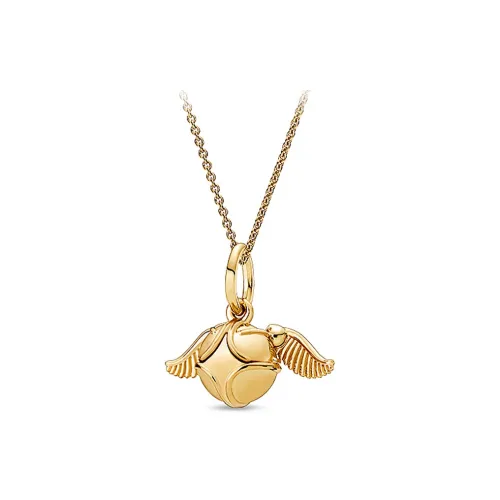 Pandora 18K Золотое Ожерелье Женское