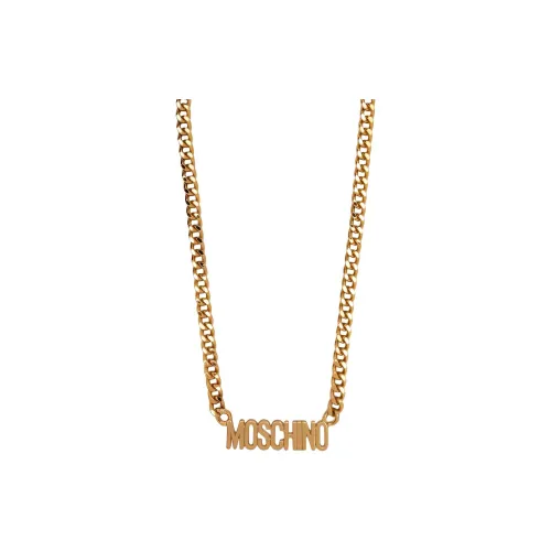 MOSCHINO Металлические ожерелья Золотой Женские