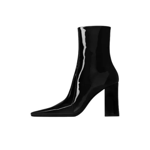 SAINT LAURENT RAINER Ботильоны 9 см Женские Черные