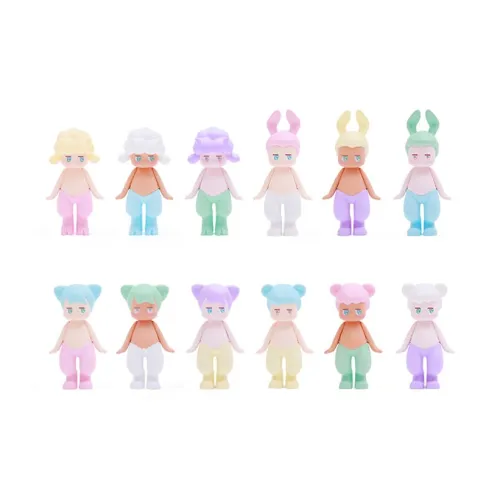 POP MART Pan Goddess Lolita Collection SATYR Rory Слепые коробки Один Mystery Коробка Целая коробка 12 шт