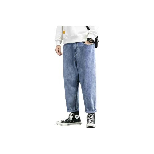 Cost Per Kilo Джинсовый синий Унисекс Джинсы