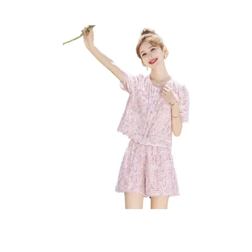 Cypress House Повседневный костюм женский розовый