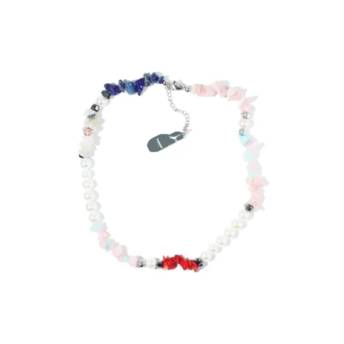 Get'em ON Смешанные ожерелья с дробленым камнем унисекс