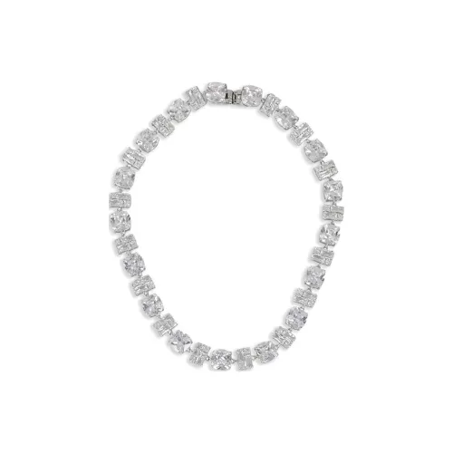 Paco Rabanne Стекло Ожерелья Женское Серебро