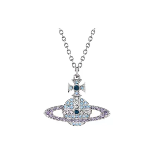 Vivienne Westwood Ожерелья из латуни с танзанитом мужские многоцветные