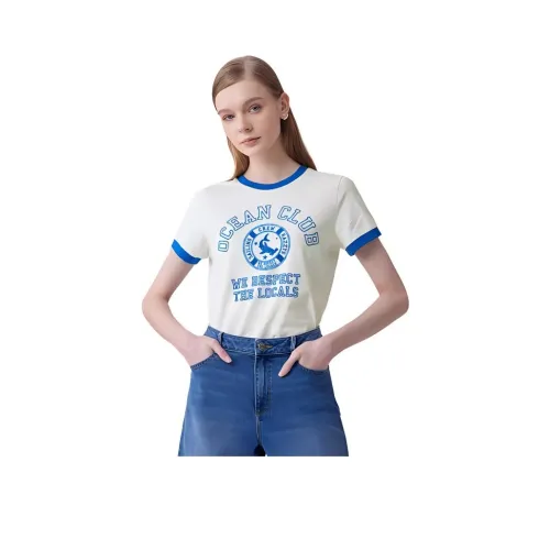 HAZZYS Белые Женские Футболки