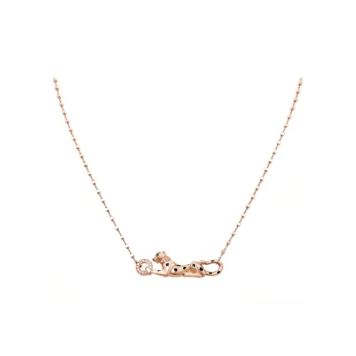 Cartier Колье Panthère De Cartier Розовое Золото, Гранаты-цавориты, Бриллианты