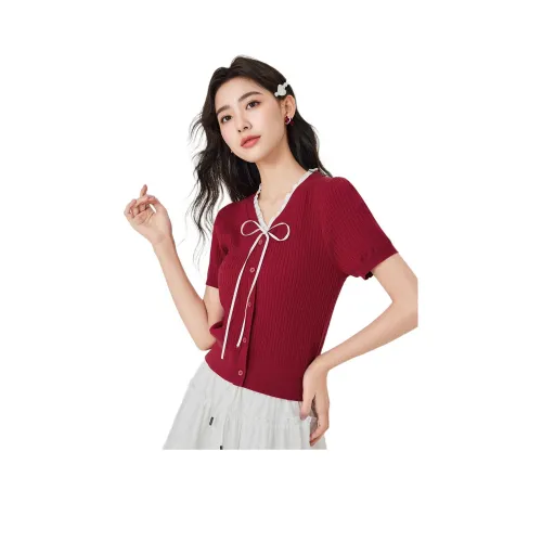 Love to serve Томатно-красный Женский трикотаж