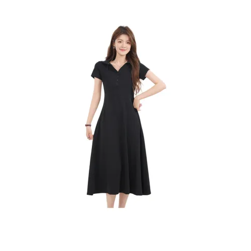 Ya Sheep People Короткий рукав Платье Женское