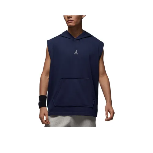 Джордан Dri FIT Sport Майка Мужская Темно-синий Белый