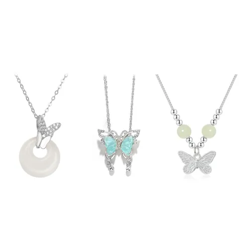 WJT Синтетический Искусственный Цветной Глазурный Ожерелье Унисекс