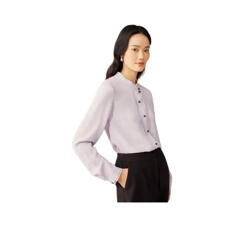 Yiner Розово-фиолетовые Женские Рубашки