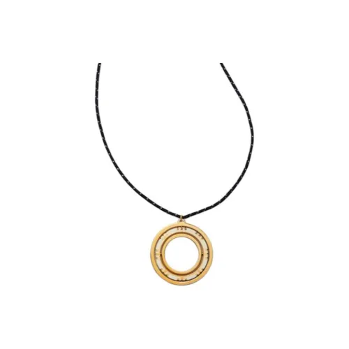 TORY BURCH Латунь Эмаль Ожерелья Унисекс Золото