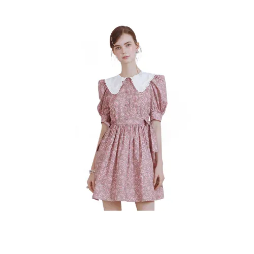 AIVEI Короткое платье с короткими рукавами женское