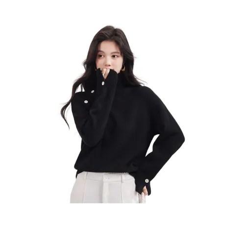 CARBAMMI Черные Женские Свитеры