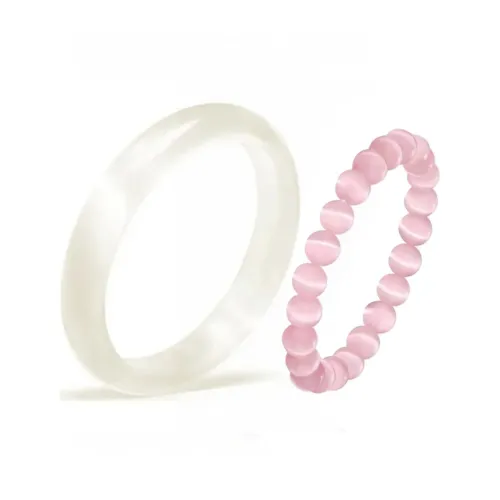 LIUJIN Стекло Кошачий глаз Браслеты Унисекс