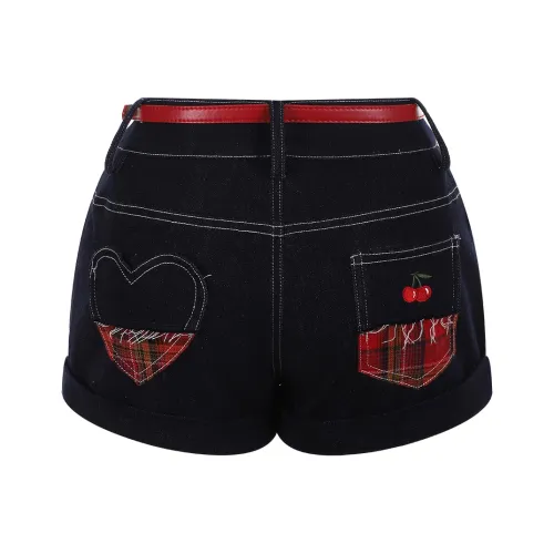 BSEVENI Темно-синие Женские Джинсы