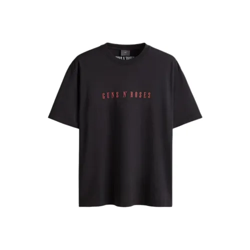 H&M Черная унисекс футболка