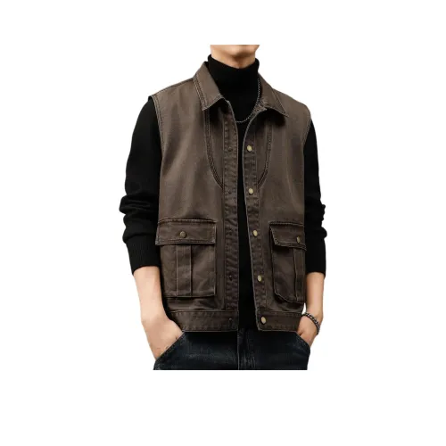 VUAS Хаки Мужские Жилеты