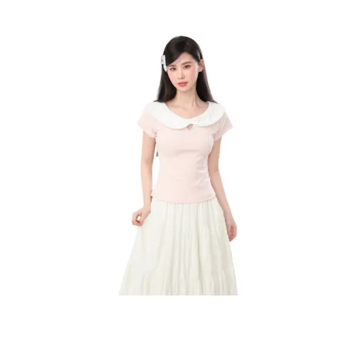 EVPGB Розовые Женские Футболки