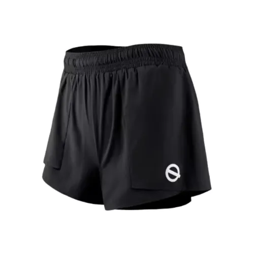 Qinkung Черные Женские Спортивные Шорты