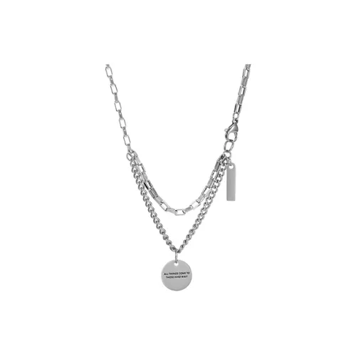 Yiru Титановая сталь Ожерелье Унисекс