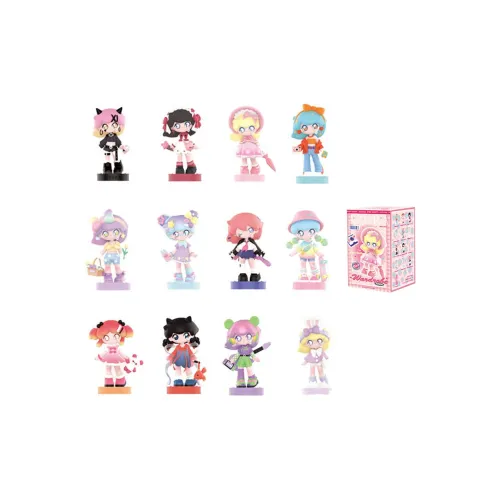 POP MART Azura Wardrobe Коллекция Слепые коробки Один Mystery Коробка Целая коробка 12 шт