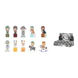 Коробка из 10 штук (идентификация и открытие пластикового фильма)