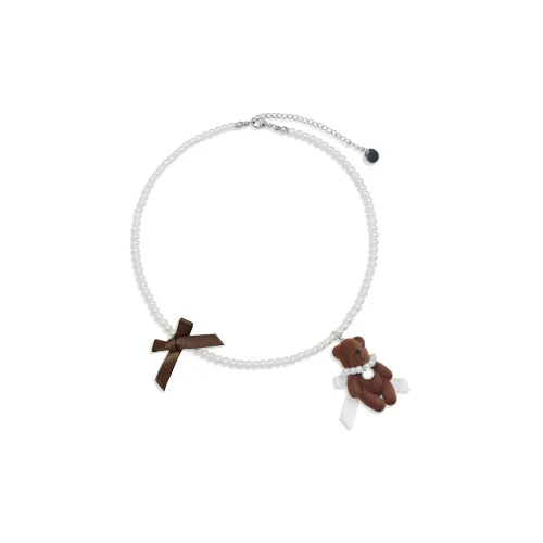 AWE Искусственный жемчуг Жемчужная раковина Ожерелье Студенты Вечеринка Аксессуары Цепочка для свитера Женские