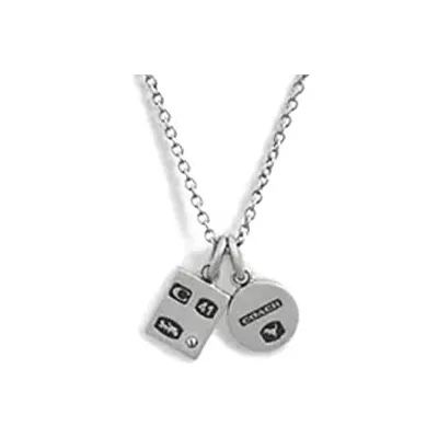 COACH Серебряные ожерелья Мужские Серебряные