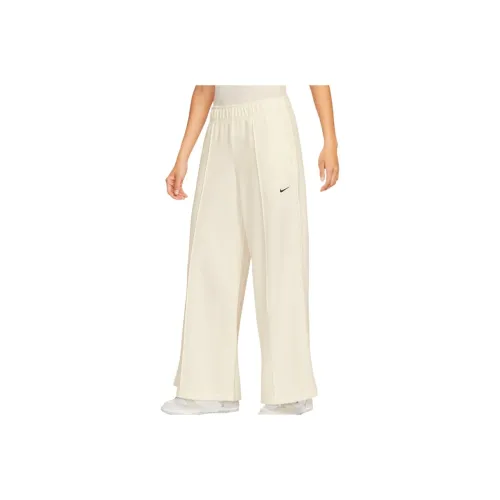 NIKE Экрю Женские Повседневные Брюки