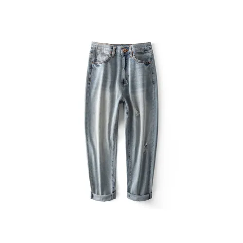 NITENG Синий Мужской Джинсы