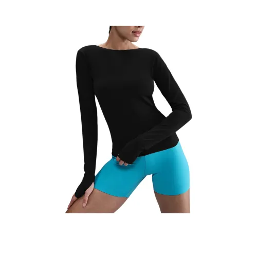 Nike одежда Черные Женские Футболки