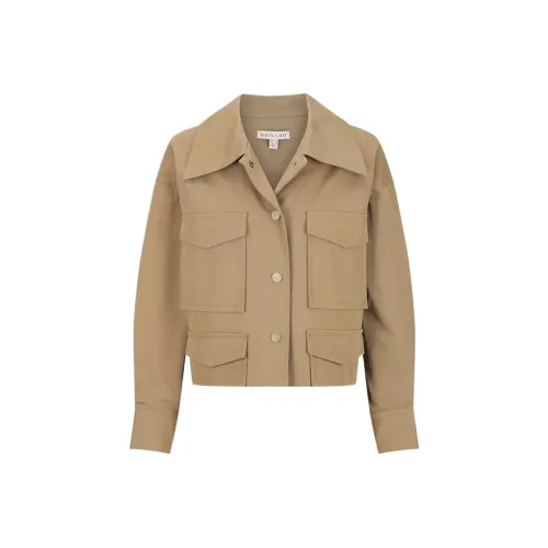 Shona Joy Хаки Женские Куртки