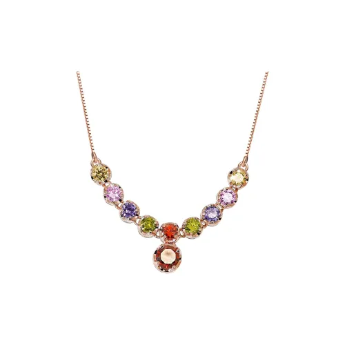 LIBI Сплав Синтетический кубический цирконий Ожерелья Женские