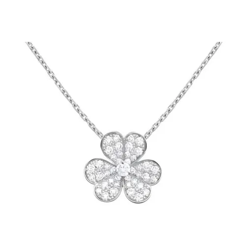 Van Cleef Arpels 18К Белое золото Ожерелье Женское