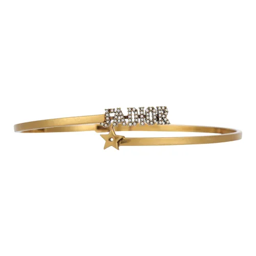 DIOR Металлические ожерелья Женские Винтаж Золото