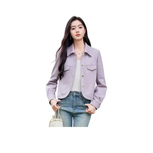 Like The Age Of Water Куртки Пальто Женские Фиолетовый