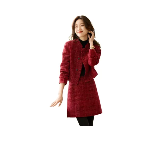 Mo Han Yi Mei Комплект с юбкой Женские Красный