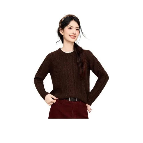 Emodues Кофе Женские Свитеры