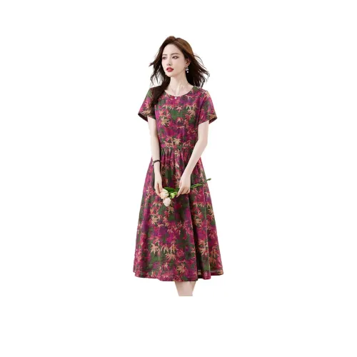 X MOOM Короткое платье с короткими рукавами женское