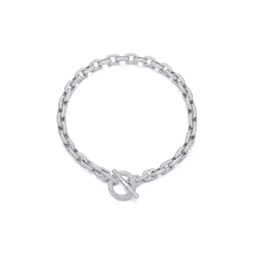 Glam Ever Сплав/Серебряное покрытие/Золотое покрытие Ожерелье Серебряное Женское