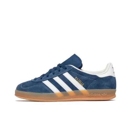 Adidas Originals GAZELLE INDOOR Устойчивые к истиранию Низкие Кроссовки для скейтбординга Мужские Синие